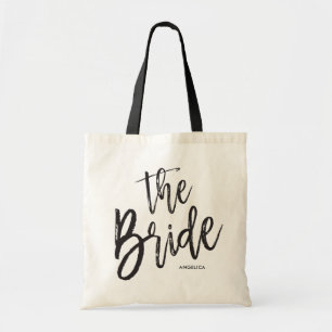 Tote Bag Mariage fait sur commande de style de manuscrit de