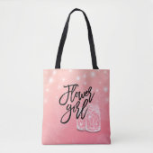Tote Bag Mariage Faveurs Fleur Fille Mason Jar String lumiè (Devant)
