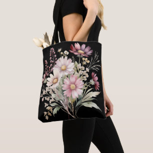 Tote Bag Mariage Floral Printanier