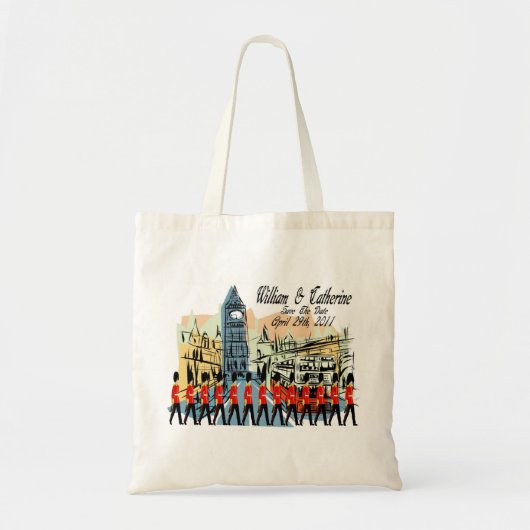 Tote Bag Mariage mars royal après Big Ben (Devant)