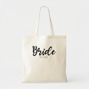 Tote Bag Mariage Matching Cadeaux Bride Est. Cadeau nuptial