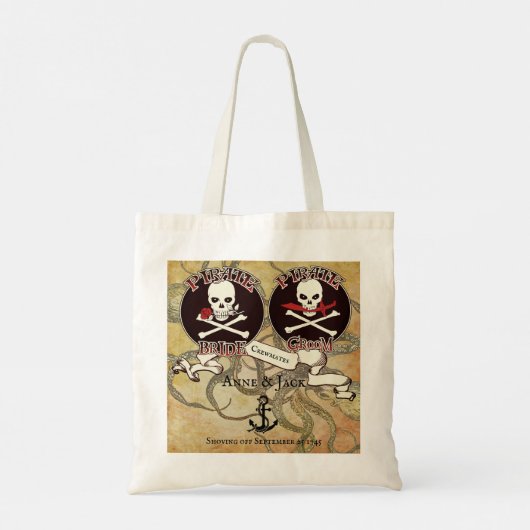 Tote Bag Mariage pirate (Dos)
