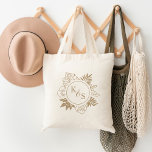Tote Bag Mariage romantique de verdure tropicale<br><div class="desc">Découvrez l'essence du paradis et imprégnez votre journée spéciale de la beauté luxuriante de la verdure tropicale. Que vous teniez le noeud dans votre ville natale ou que vous disiez "Je le fais" sur fond d'un lointain paradis tropical, notre collection mariage allie élégance et minimalisme pour donner le ton à...</div>