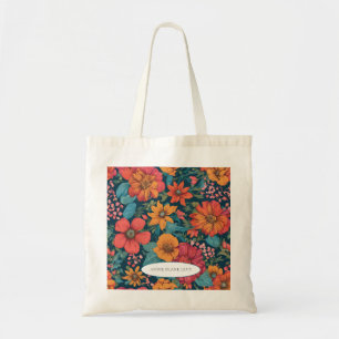 Tote Bag Mariage romantique rose vintage