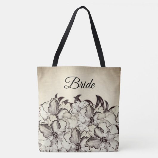 Tote Bag Mariage Vintage (Devant)