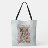 Tote Bag Marie Antoinette,French,Paris,roses,cakes (Dos)