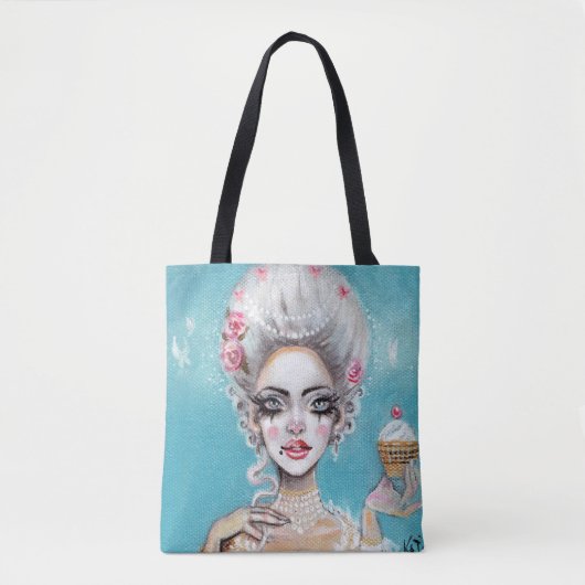 Tote Bag Marie Antoinette Qu'ils mangent du cupcake Mini (Devant)