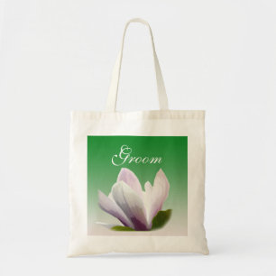 Tote Bag marié fleur de magnolia de printemps