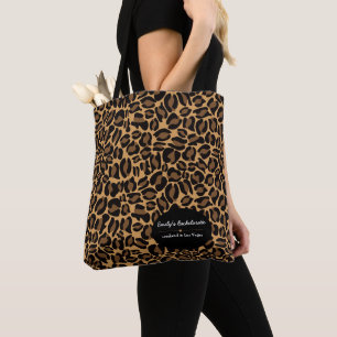 Tote Bag Mariée Bachelorette Boujee Tendance Imprimé Léopar