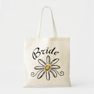 Tote Bag Mariée de fleurs