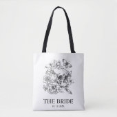 Tote Bag Mariée de mariage gothique (Devant)