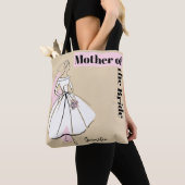 Tote Bag Mariée de mode Mère de la mariée neutre Nom (De près)