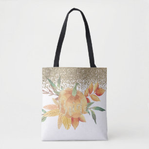 Tote Bag Mariée Élégante Chic, Citrouille