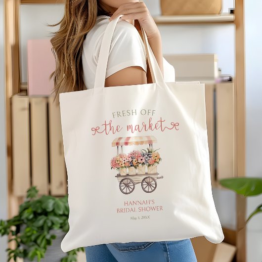 Tote Bag Mariée Fraîchement Sortie du Marché