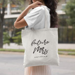 Tote Bag Mariée future Mme.<br><div class="desc">Obtenez des cadeaux de mariée personnalisables cool pour la future Mme en attendant le grand jour.</div>