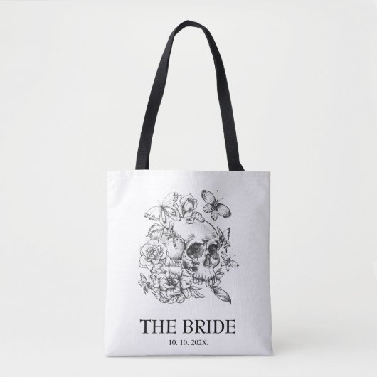 Tote Bag Mariée gothique  (Devant)