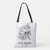 Tote Bag Mariée gothique  (Dos)