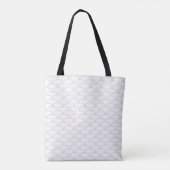Tote Bag Mariée mariage rose et blanche (Dos)