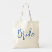 Tote Bag Mariée Mignon Amusant Calligraphie Script Simple B (Dos)