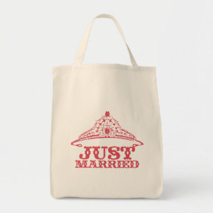 Tote Bag Mariée Princesse mariée Tiara Lune de miel