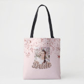 Tote Bag Mariée rose étoiles photo (Devant)