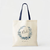Tote Bag "Mariée" sauvage d'azur (Devant)