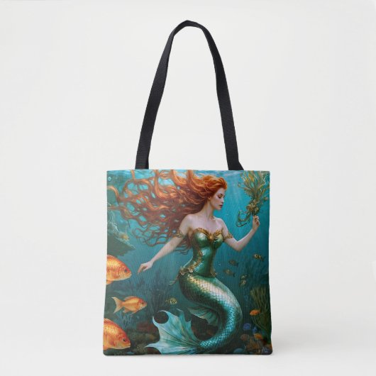 Tote Bag "Marielle" - Belle sirène dansante (Devant)