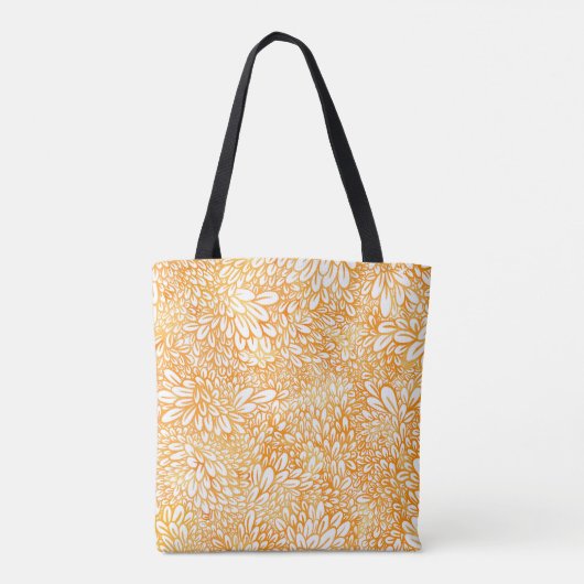 Tote Bag Marigold Floral : Motif orange simple (Dos)