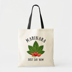 Tote Bag Marinara Dit Maintenant Italie Basil Tomates Feuil