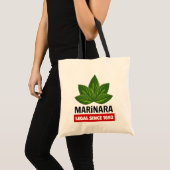 Tote Bag Marinara Juridique Depuis 1692 Feuilles Basil (Devant (produit))