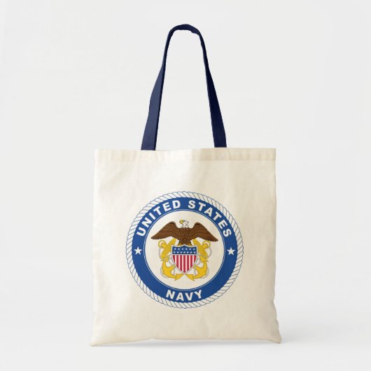 Tote Bag Marine américaine | Officier Crest (Devant)