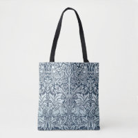 Marine Blue White Rabbit William Morris