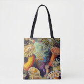 Tote Bag Marine d'actinies d'Ernst Haeckel : Actiniae (Devant)