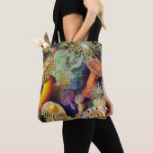 Tote Bag Marine d'actinies d'Ernst Haeckel : Actiniae (De près)