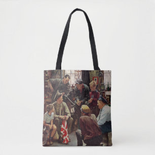 Tote Bag Marine de retours au pays