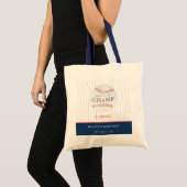 Tote Bag Marine Notre Petit Champ De Baseball N'Importe Que (Devant (produit))