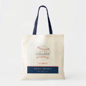 Tote Bag Marine Notre Petit Champ De Baseball N'Importe Que (Devant)