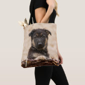 Tote Bag Marionnette allemande en panier (De près)