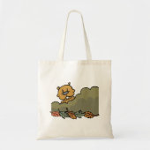 Tote Bag Marmotte De Terre À Travers Les Arbustes D'Automne (Devant)