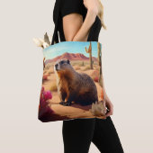Tote Bag Marmotte du désert (De près)