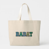 Tote bag MAROC – sac cabas typographique (Dos)