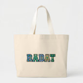 Tote bag MAROC – sac cabas typographique (Devant)