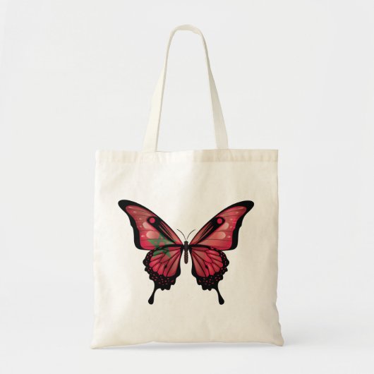 Tote Bag Marocain Swallowtail Butterfly Flag (Devant)