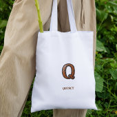 Tote Bag Maroquinerie occidentale initiale Q monogrammée