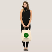 Tote Bag Marque d'affaires Green Round Shape sur l'alimenta (Devant (modèle))
