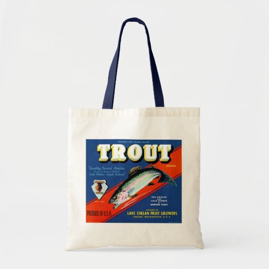 Tote Bag Marque de truite (Devant)