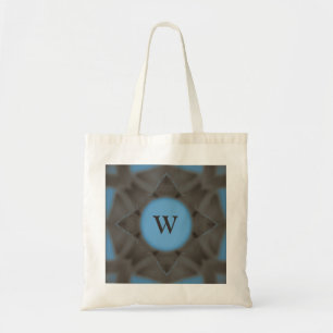 Tote Bag Marque élégante bleu gris
