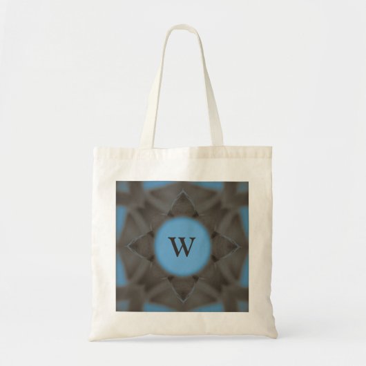 Tote Bag Marque élégante bleu gris (Devant)