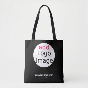 Tote Bag Marque professionnelle personnalisable Noir
