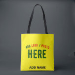 TOTE BAG MARQUE VÉRIFIÉE JAUNE CLAIR ET MODERNE<br><div class="desc">VOUS POUVEZ CHANGER, REDIMENSIONNER OU AJOUTER LOGO, PHOTO, TEXTE ET COULEURS COMME VOUS LE SOUHAITEZ.MERCI.</div>